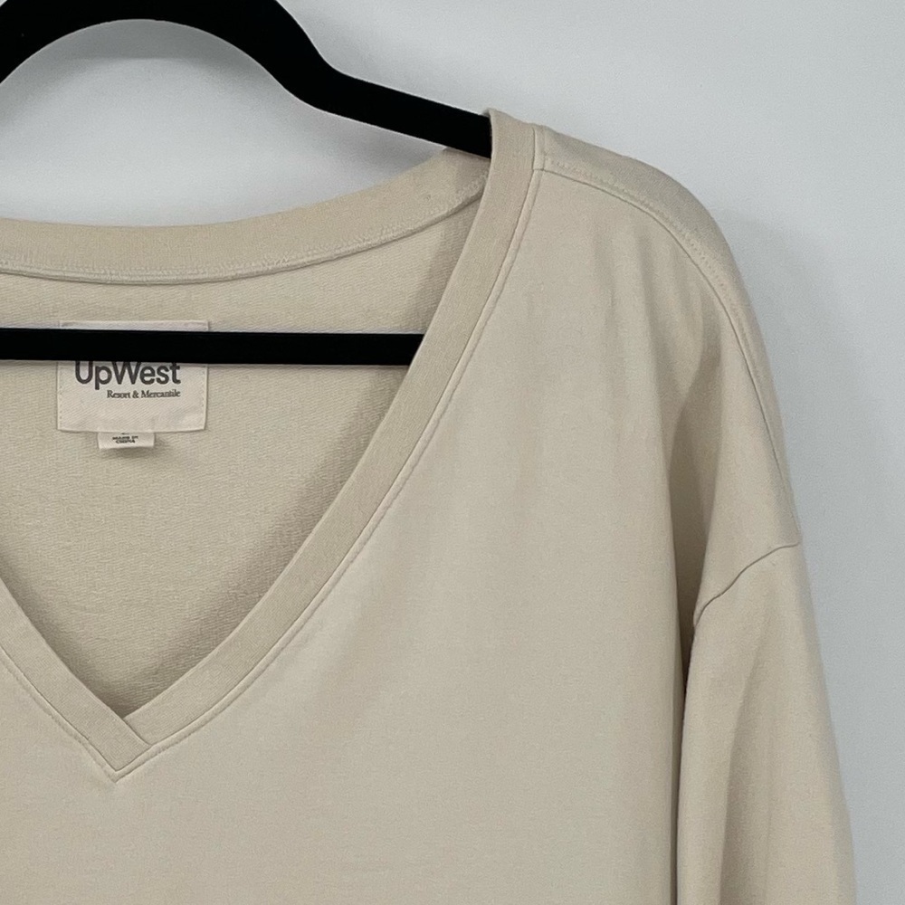 Up West Beige Long Sleeve Shirt - Picture 3 of 14